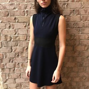 Zara navy blue and black short dress